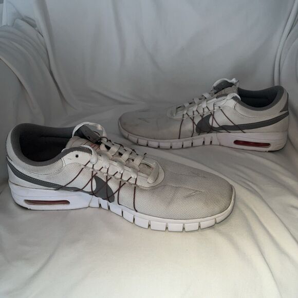 Nike Eric Koston Max SB Summit White Gray Red Mens Size 11 Style 855678-101 - Picture 3 of 15